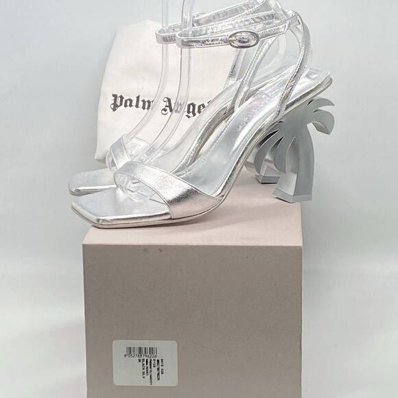 Palm Angels Palm metallic leather sandals size 38 - Picture 12 of 14